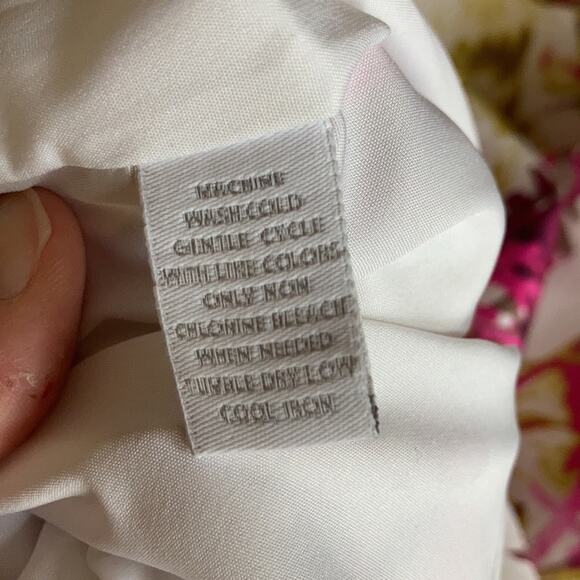 Charter Club Splashy Floral Print Sheath Dress, Size 8 - Picture 7 of 7